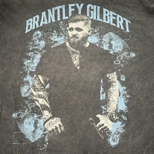 Brantley Gilbert Graphic Tour TShirt Black Size Large